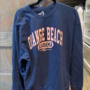 Orange Beach Alabama Navy Sweatshirt